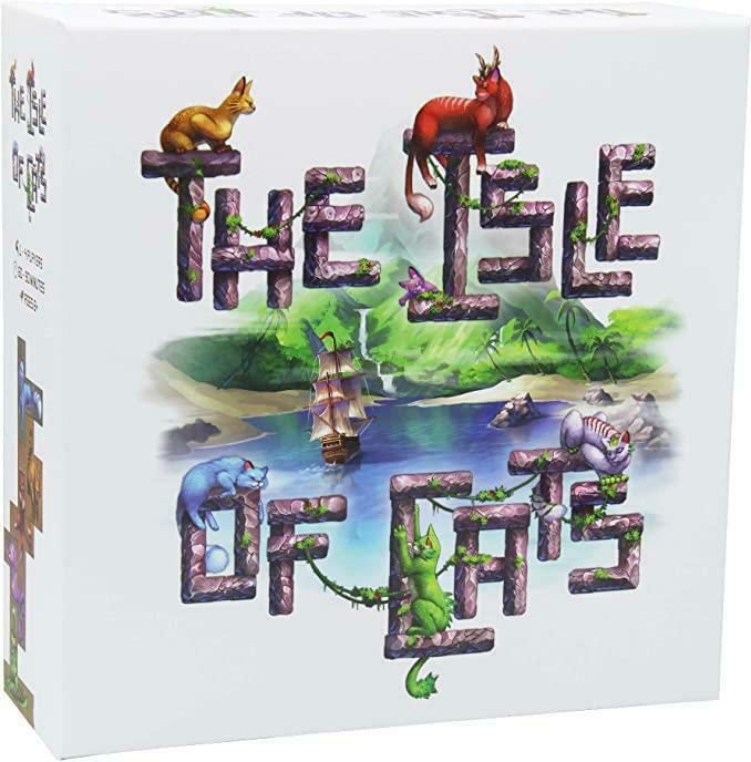 3d box of The isle of Cats, one of the best board games with cats 