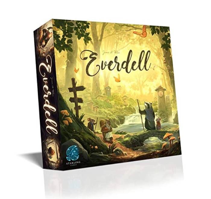 3d box of Everdell, one the best city-building board games