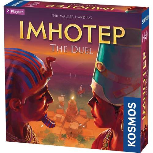 box of imhotep, a strategy board game for two players 