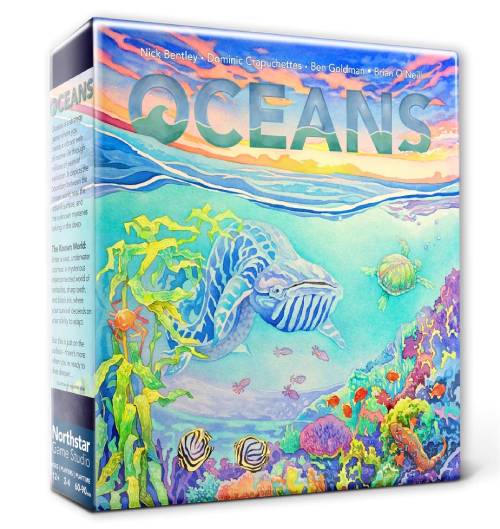 box of oceans, one of the best board games about evolution
