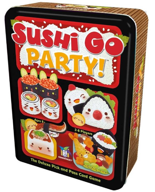 3d box of Sushi Go Party, one of the best food-themed board games